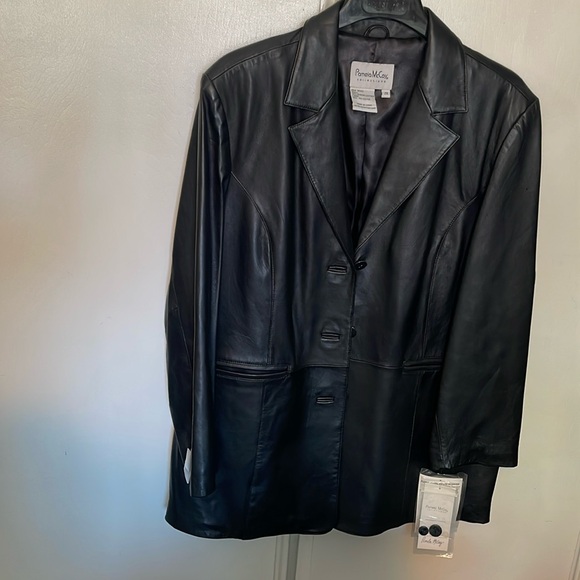 Pamela McCoy Jackets & Blazers - Brand new ,Pamela McCoy , 2xlg 100% leather jacket.